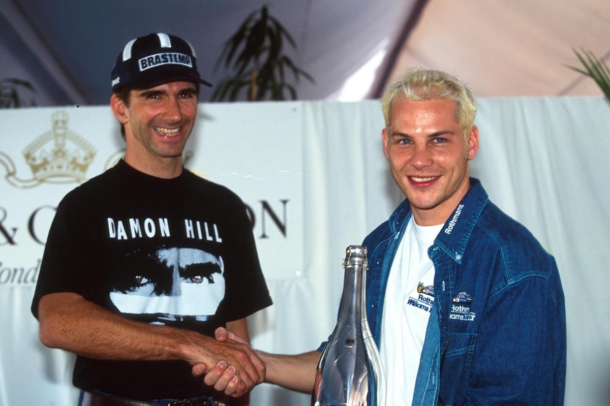 Damon Hill and Jacques Villeneuve recall Williams’ 1996 F1 title karaoke celebrations