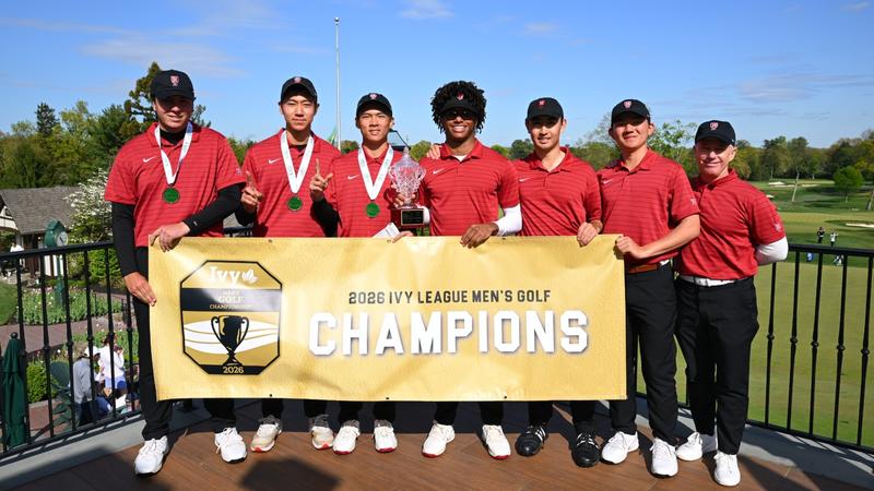 Men’s Golf Crowned Ivy League Champions; Zhang Wins Individual Title
