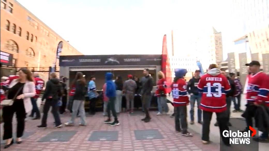 Click to play video: 'Habs fever builds ahead of first home playoff game'