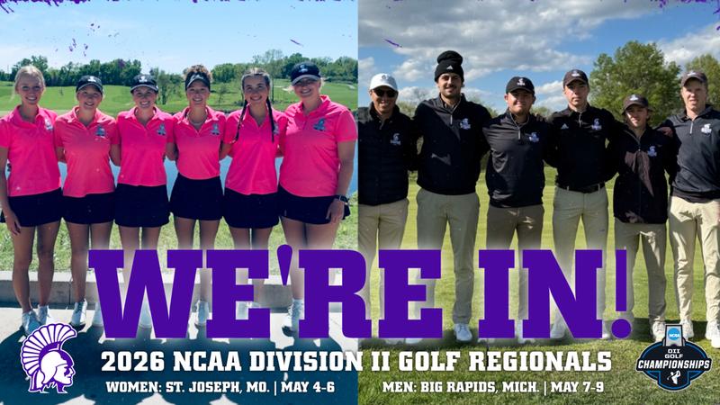 WARRIOR GOLF TEAMS EARN BIDS FOR NCAA REGIONALS