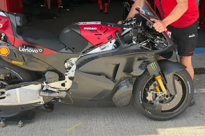 Ducati Team bike detail