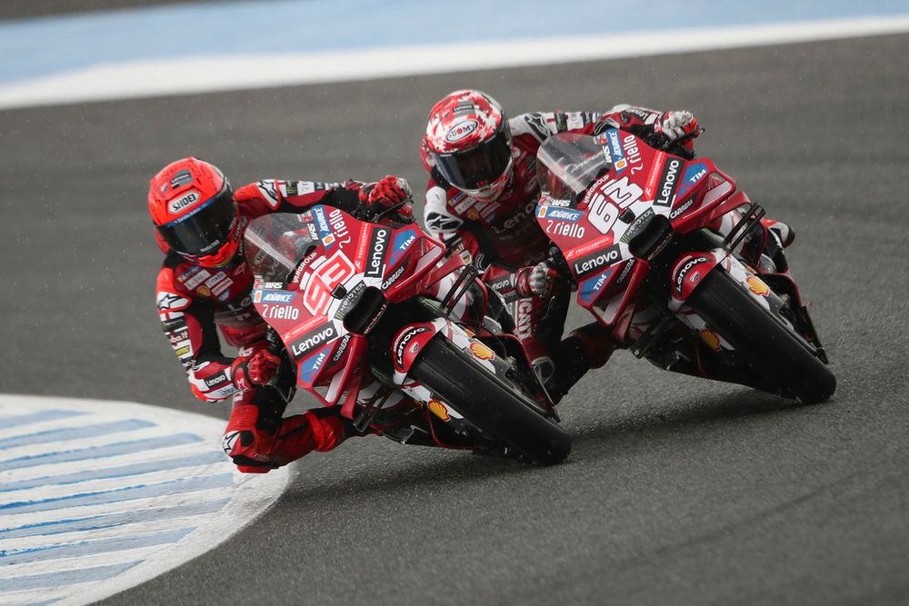 The factory Ducati team has dropped to fifth in the standings, with fewer than half the points of Aprilia