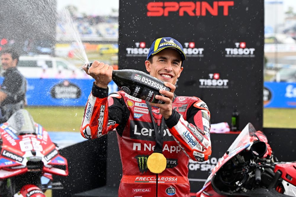 Despite claims to the contrary, it appears Marc hasn't fully recovered from his shoulder injury - and his fitness is impacting his results on track