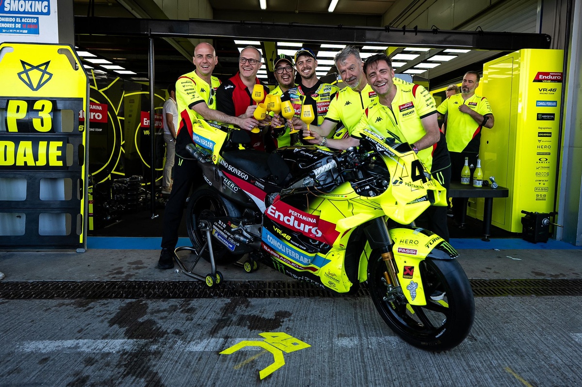 'VR46 is the top Ducati team right now'