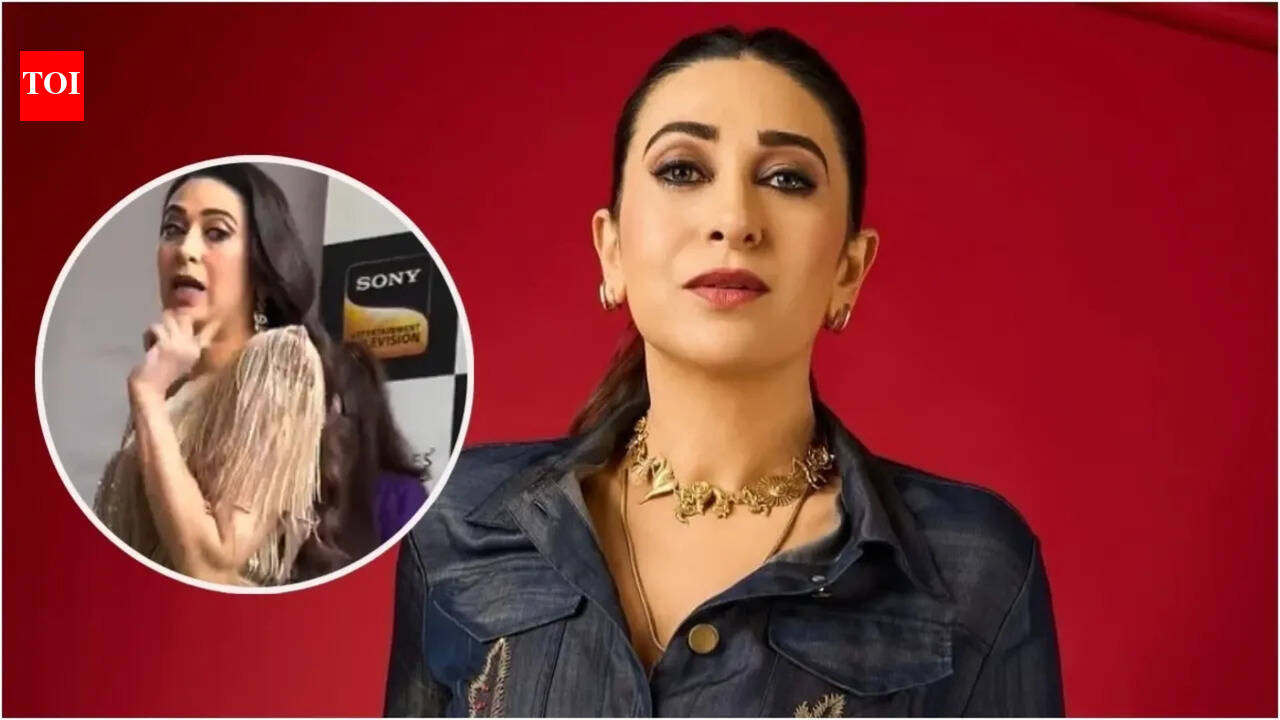 Karisma Kapoor: 'Zyada zoom mat karna': Karisma Kapoor's polite request to paparazzi sparks debate online | Hindi Movie News