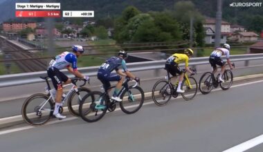 'Youngsters' hang on to Pogačar's wheel. World champion talks through Tour de Romandie stage 1