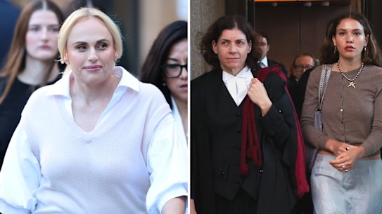 Rebel Wilson, Sue Chrysanthou and Charlotte MacInnes.