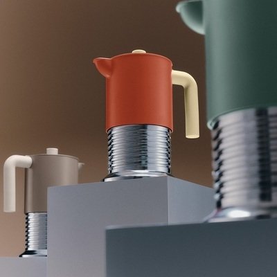 Alessi's New Junkyard-Inspired Espresso Maker