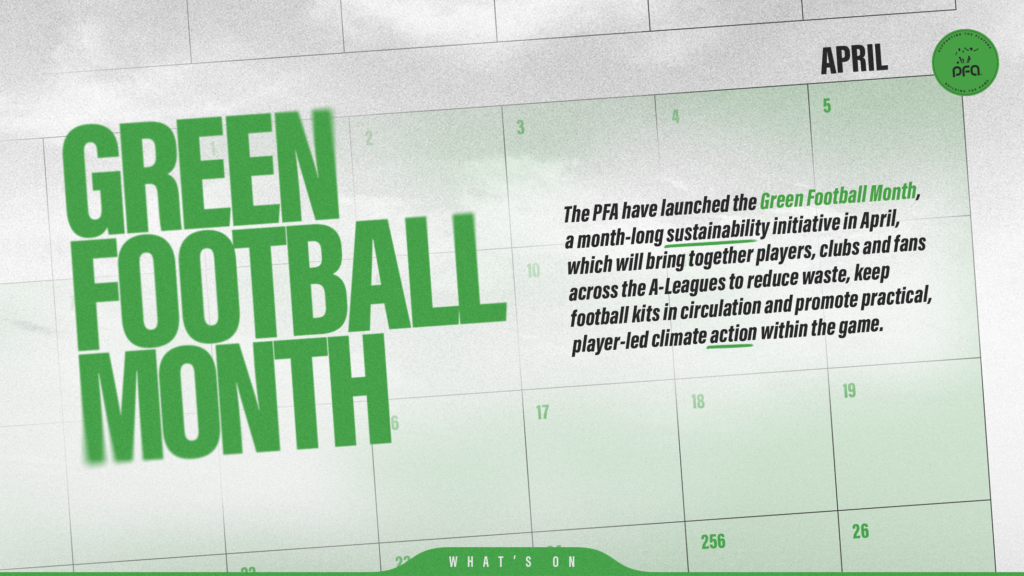 PFA launches Green Football Month to build on Our Green Games and The Great Save 
