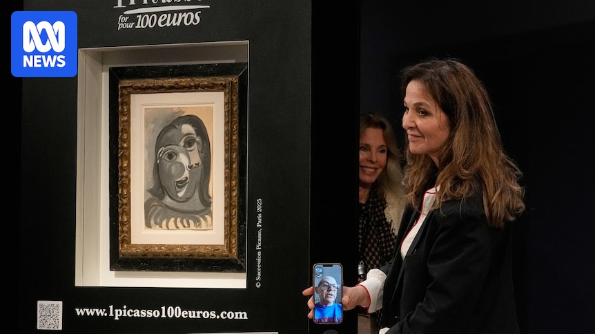 Frenchman scoops up 1-million-euro Picasso painting in Paris raffle