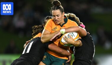 Australia's Wallaroos fall 40-5 to New Zealand's Black Ferns in Anzac Day Test