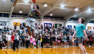 MSU men's basketball surprises students with IM West pickup game