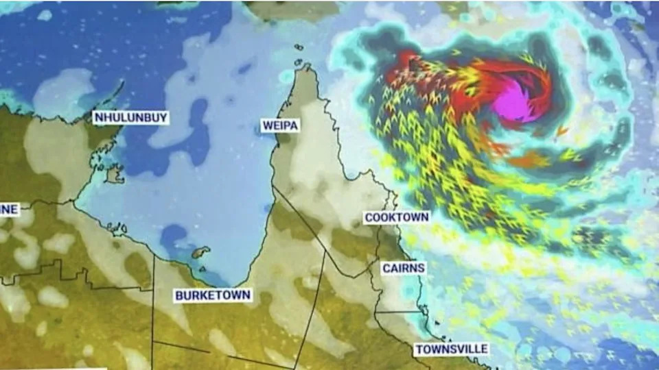 Queensland can expect scattered rain and strong winds along the coast. Picture: Sky News Australia
