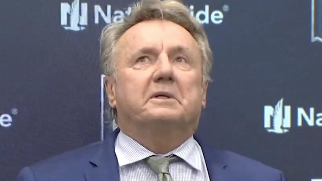 Columbus Blue Jackets coach Rick Bowness goes nuclear on own team, press conference video