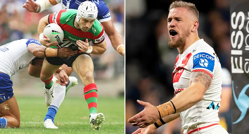 Matt Dufty (R) will take Jye Gray's (L) spot at fullback. Image: Getty