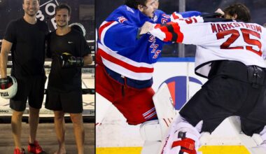 Rangers’ Igor Shesterkin starred in NHL’s latest goalie fight. His boxing coaches were proud