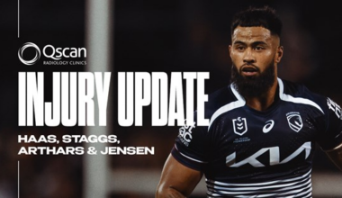 Qscan Injury Update: Haas, Staggs, Arthars & Jensen