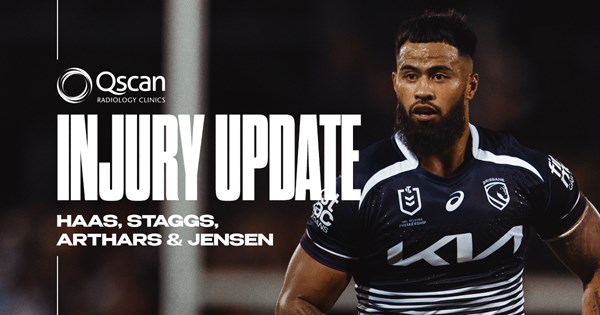 Qscan Injury Update: Haas, Staggs, Arthars & Jensen