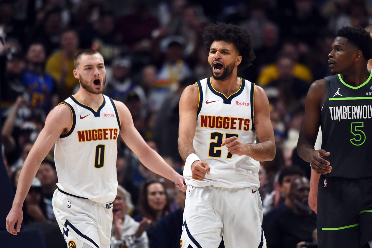 Christian Braun slowed Anthony Edwards by, as Jokić put it, ‘being annoying the whole game’