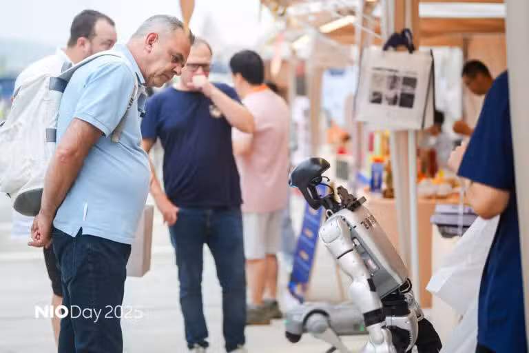 Nio's William Li sees shared tech stack but waits on robotics market