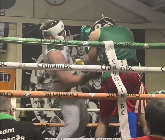 Ex-UFC champ Conor McGregor competes in exhibition boxing match
