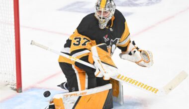 Penguins notebook: Arturs Silovs starting Game 5; Can Pittsburgh get its rush game going?
