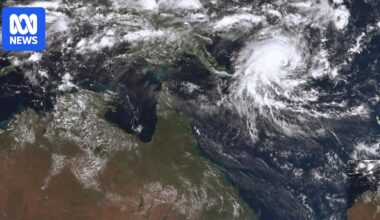 Severe Cyclone Maila moving again towards Far North Queensland after stalling in Solomon Sea