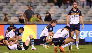 Red(s) Dead Redemption as Brumbies coach Larkham defends playmaker Meredith