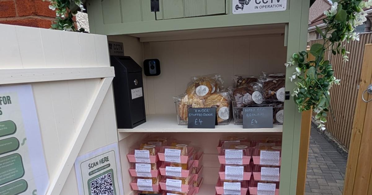 Mum's gluten-free cake shed in Prestatyn is an instant hit!