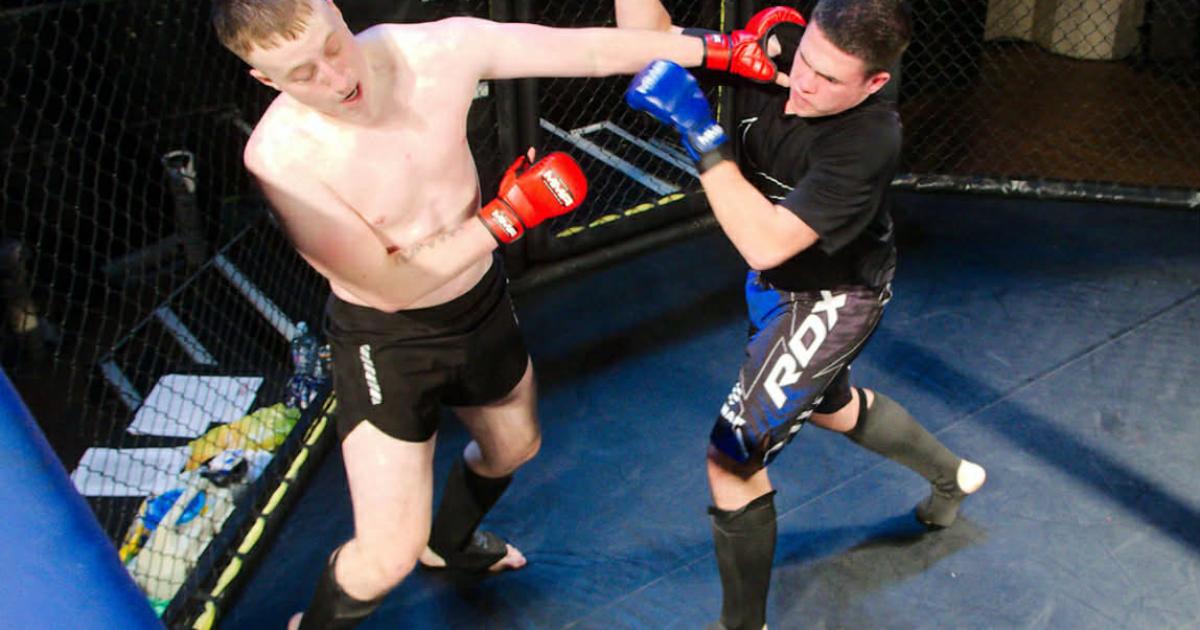 Bournemouth men get in the cage for charity MMA fight
