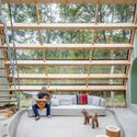 © Jérémie Souteyrat Tull Weekend Home / Rei Mitsui Architects - Interior Photography, Wood, Beam