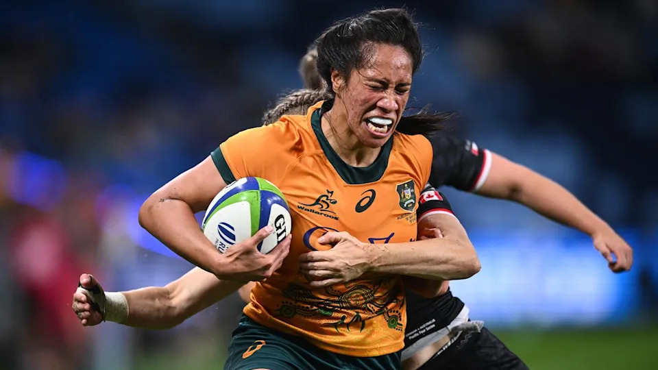 Wallaroos captain Siokapesi Palu Sekona