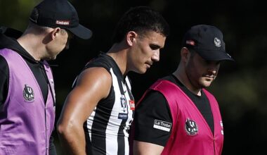 Reef McInnes injury update, ACL injury, Ross Lyon says he has no relationship with media, Alastair Clarkson defends Carlton Blues after pile on, Elijah Hollands investigation, Scott Pendlebury comments, latest news