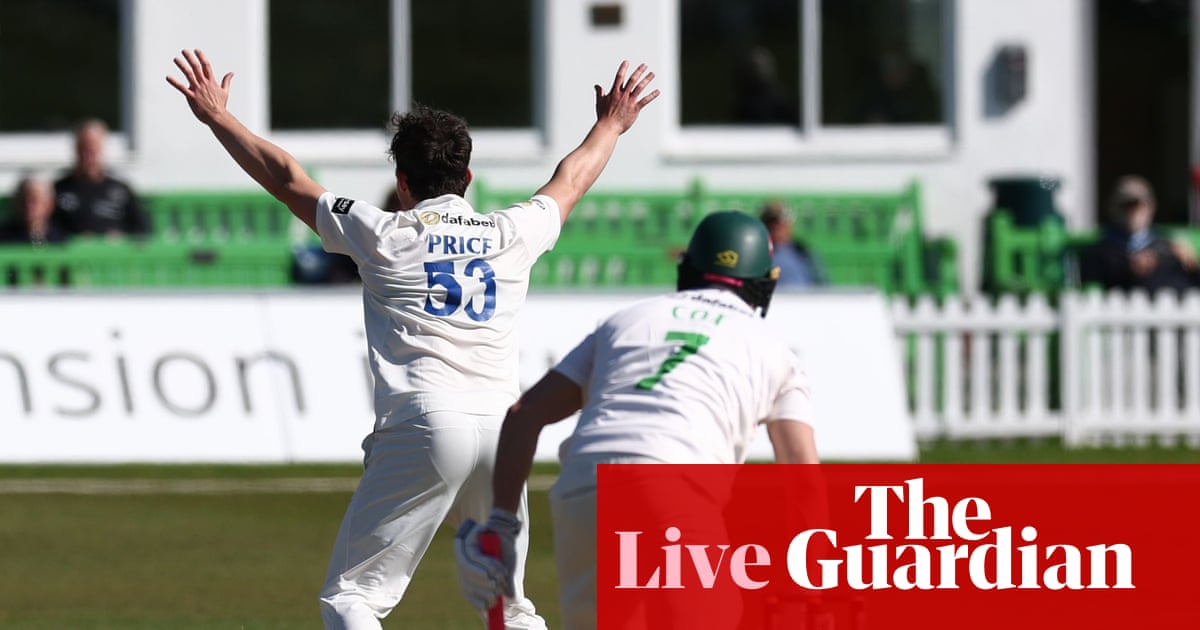 County cricket day four: Leicestershire v Sussex, Somerset v Notts and more – live | County Championship