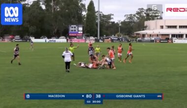 Police investigate alleged on-field punch that left Victorian footballer with broken jaw