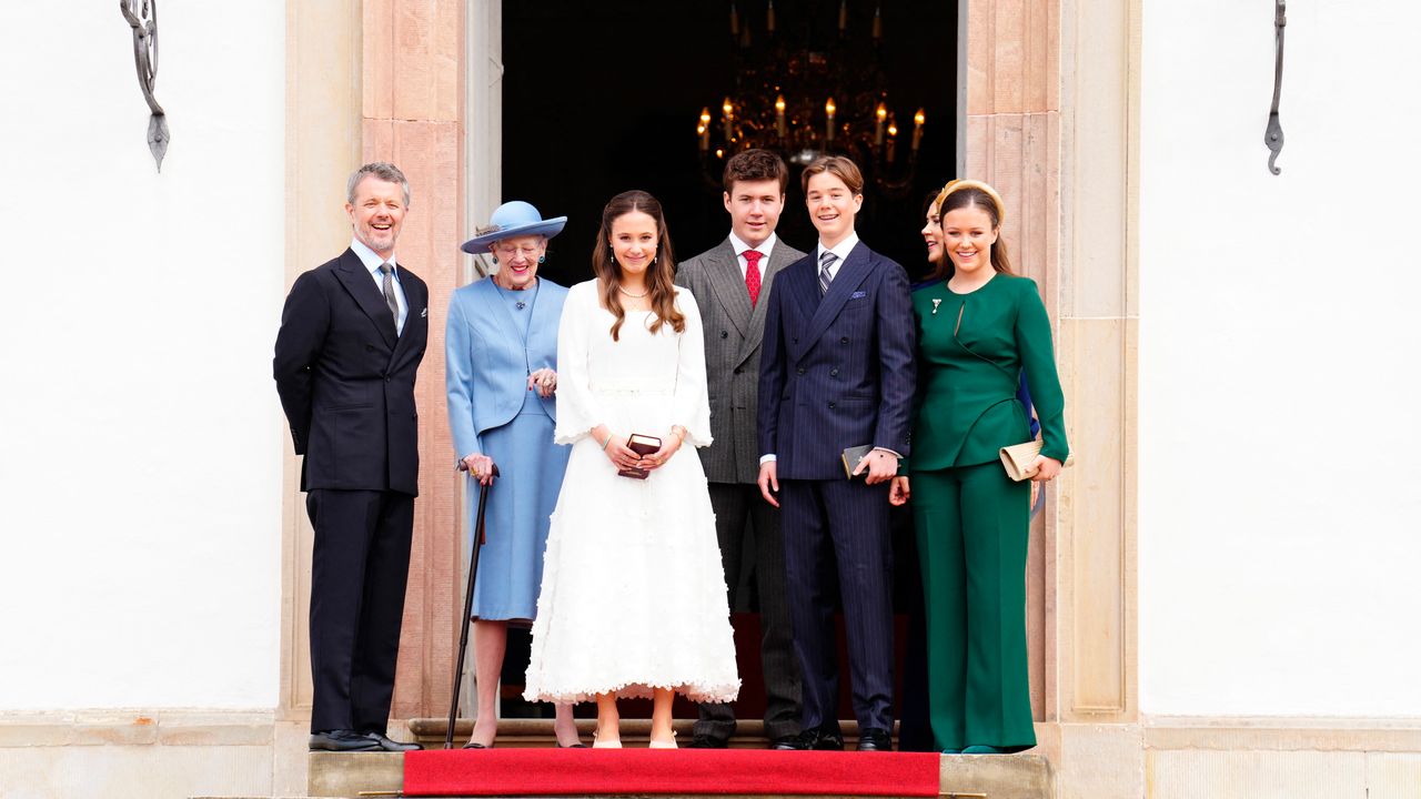 All the royal guests at the Confirmation of Prince Vincent and Princess Josephine of Denmark
