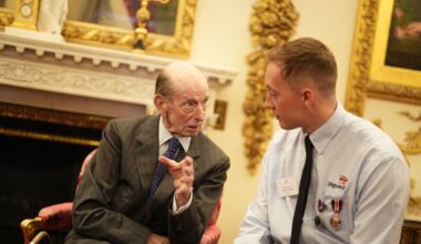 The Duke of Kent, 90, joins his sister Princess Alexandra, 89, for rare joint engagement honouring their cousin Queen Elizabeth II