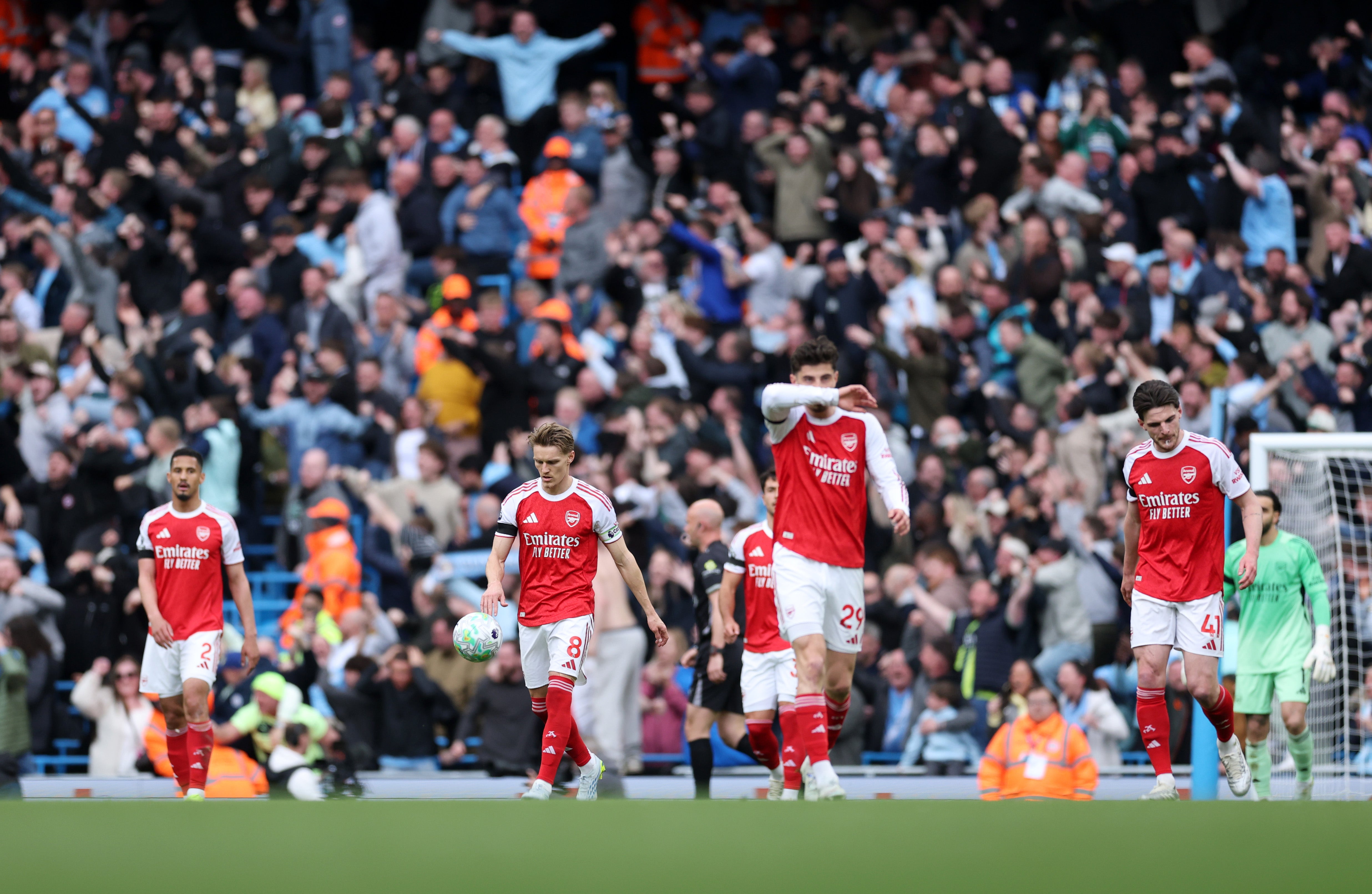 Arsenal suffered a blow against Man City but all is not yet lost