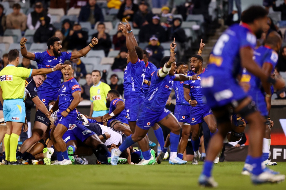 Fijian Drua pay tribute to cyclone-hit compatriots after historic win