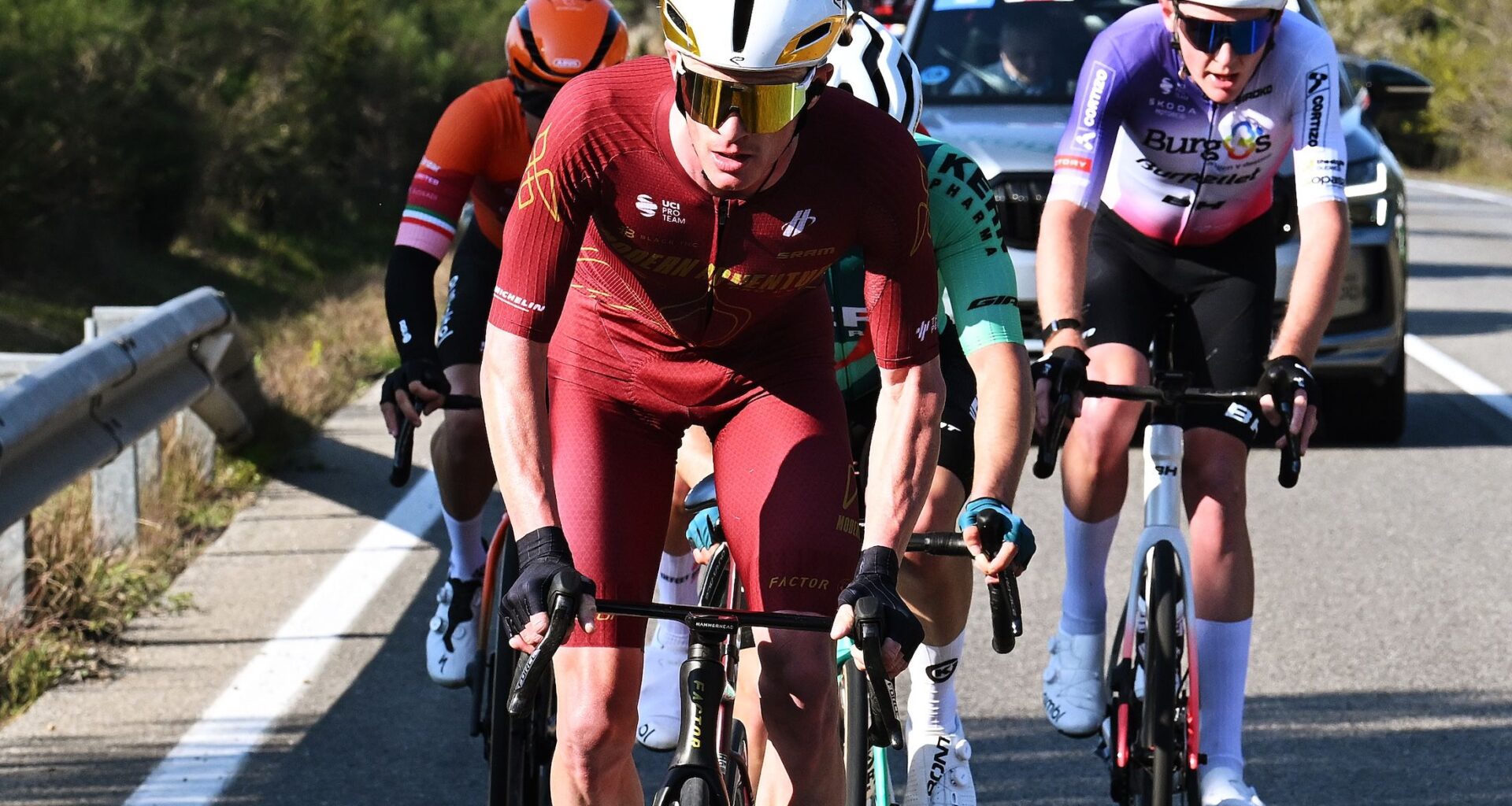 Tyler Stites leads Modern Adventure Pro Cycling on US team's season debut on home turf at Redlands Bicycle Classic stage race