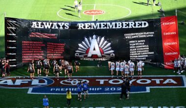 AFL round seven 2026, scores, results, odds, stats and start time from the MCG in Melbourne, Anzac Day game