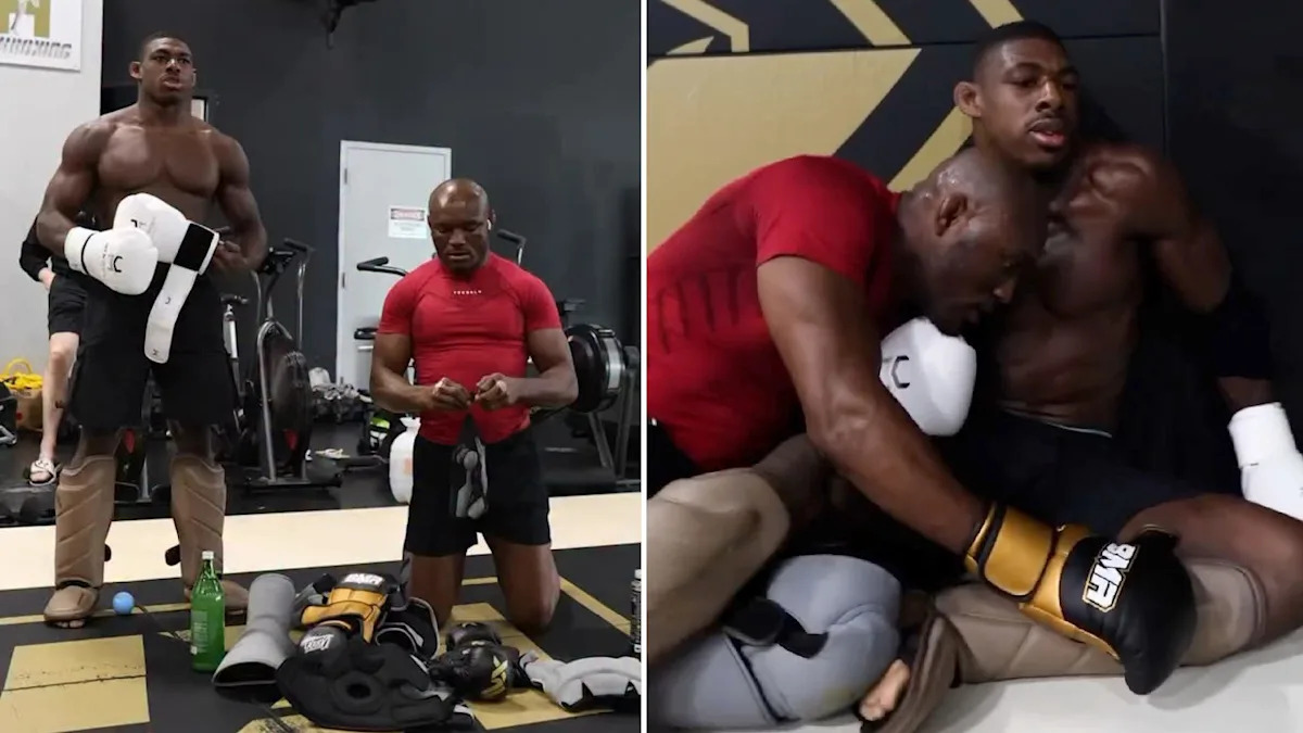 Video: Joaquin Buckley trains with Kamaru Usman before UFC 328 return
