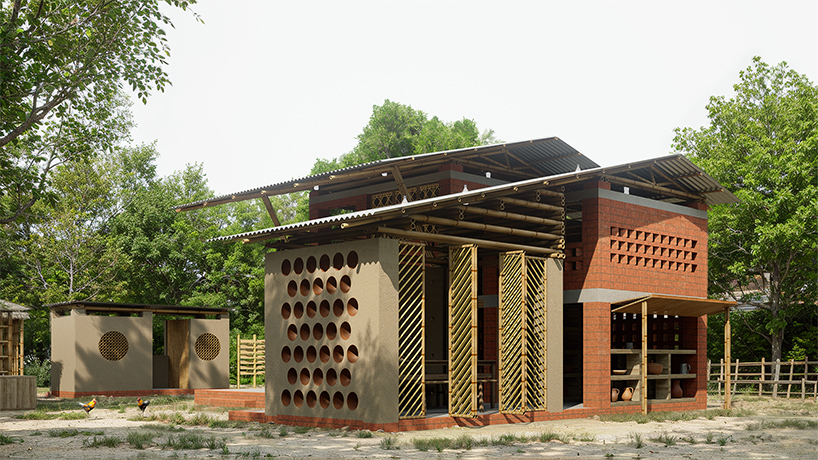 mud, bamboo, and tin craft a climate-responsive vernacular home in rural bangladesh - 2