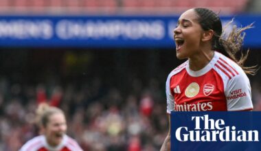 Olivia Smith’s late strike gives Arsenal edge over OL Lyonnes in WCL semi-final | Women's Champions League