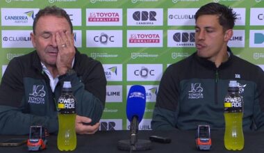 Ricky Stuart fumes at players, Canberra Raiders vs Wests Tigers, Round 8, press conference, Joe Tapine