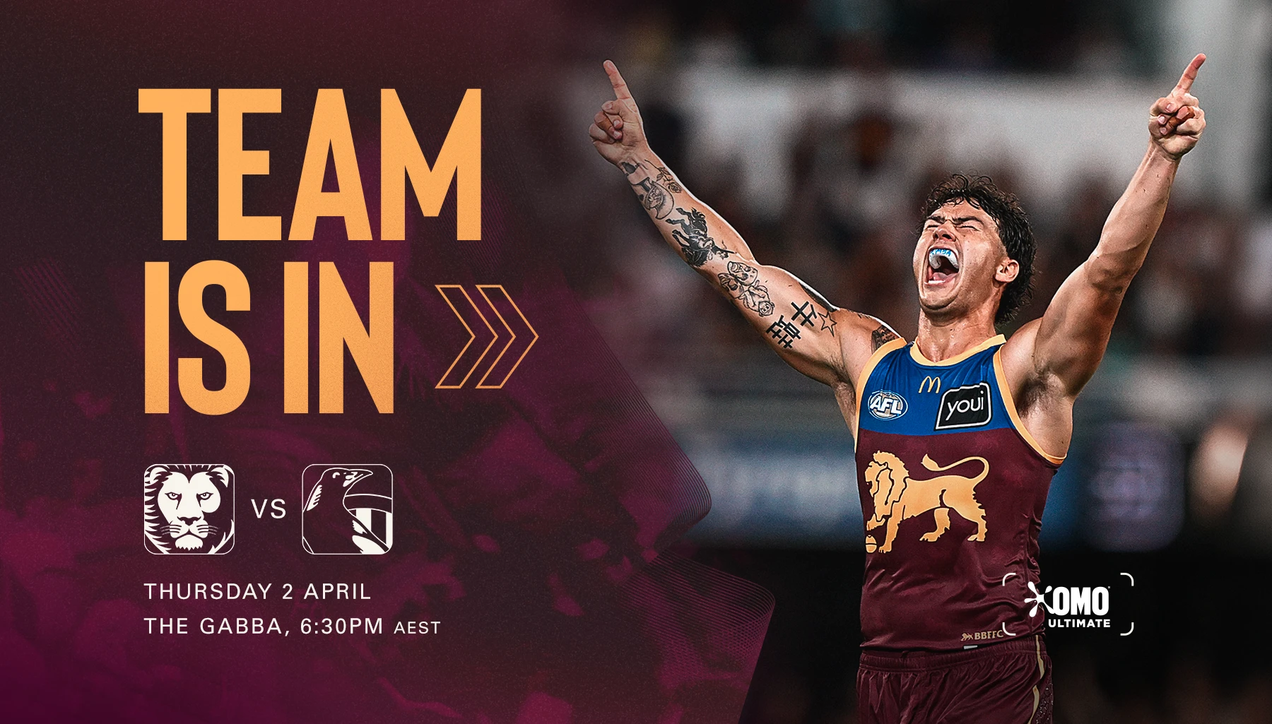 Lions ready for Easter Thursday blockbuster