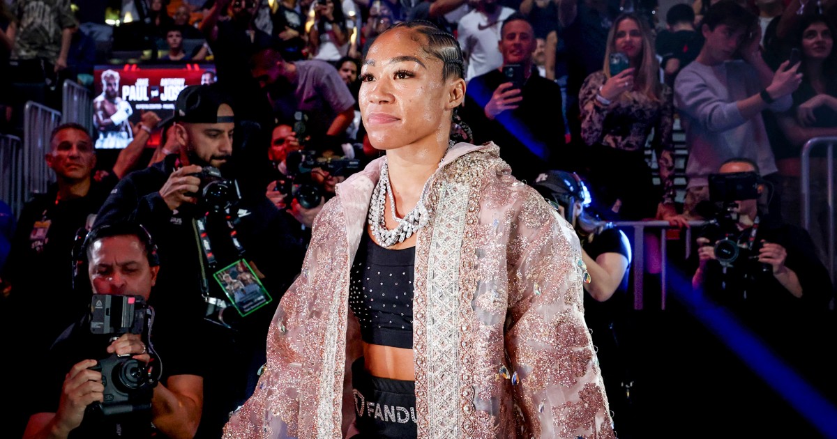 Alycia ‘The Bomb’ Baumgardner is fighting for gender equality for women in the ring