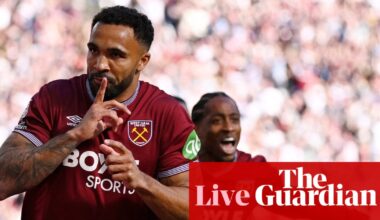 Wolves 0-1 Tottenham, West Ham 2-1 Everton, and more: football clockwatch – live | Soccer
