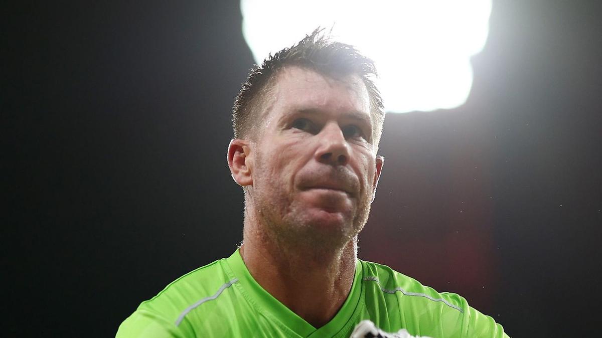 Australian veteran David Warner suffers golden duck and record defeat on cricket return