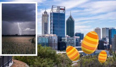 Perth and WA Easter weather: Metro, South West in for mild weekend as thunderstorm lashes Gascoyne, Goldfields